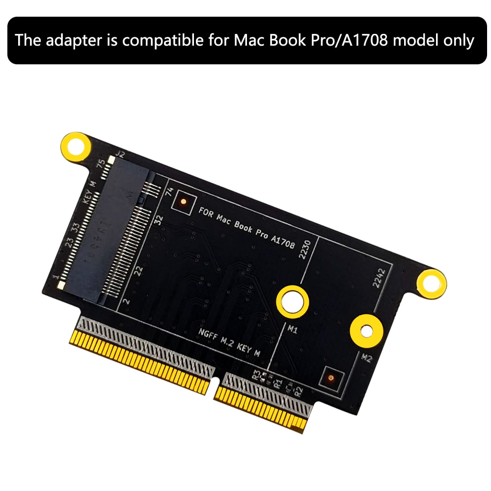 M2 SSD Adapter Karte Für Apfel Macbook Profi A1708 SSD Adapter Für Macbook A1708 1708 NVM-e M.2 SSD zu Macbook Laptop NEUE