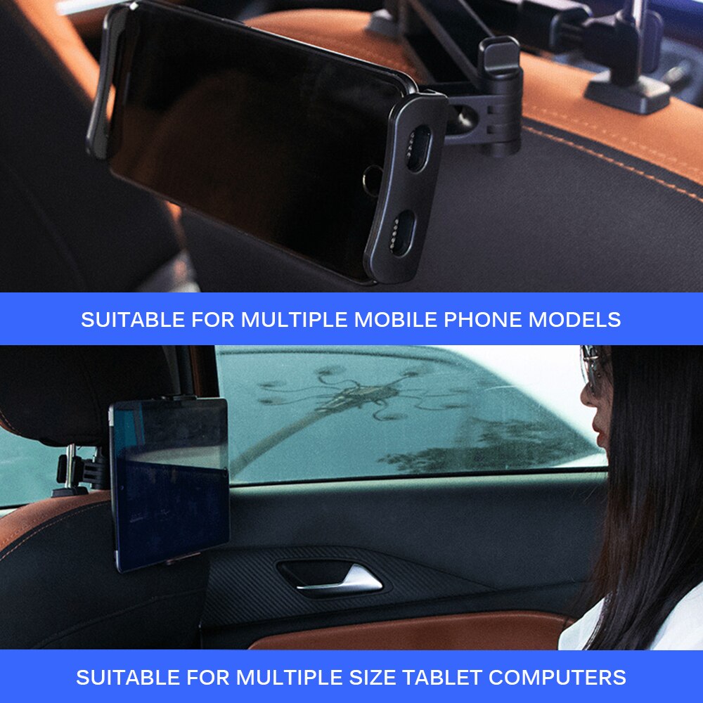 Car Seat Back Rear Kussen Tablet telefoon Houder Flexibele Auto Tablet Telefoon Houder voor ipad pro12.9 voor 4-13 inch tablet telefoon mount