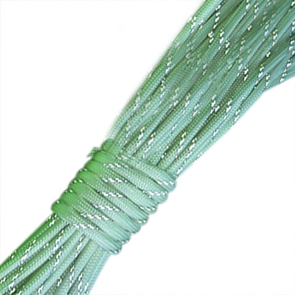 Glow In the Dark Reflective Paracord 9 Strands Survival Parachute Cord WHShopping