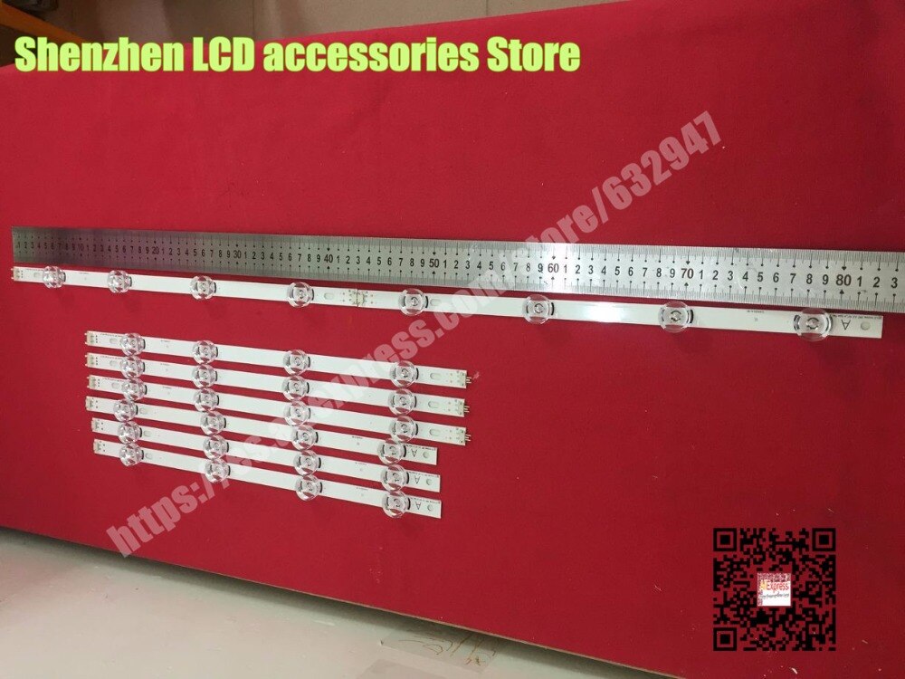 8 piece/lot FOR Backlight Array LED Strip Bar LG 42LB585V 42LB550V 42LB561V 42LB630V 4PCS A+ 4PCS B