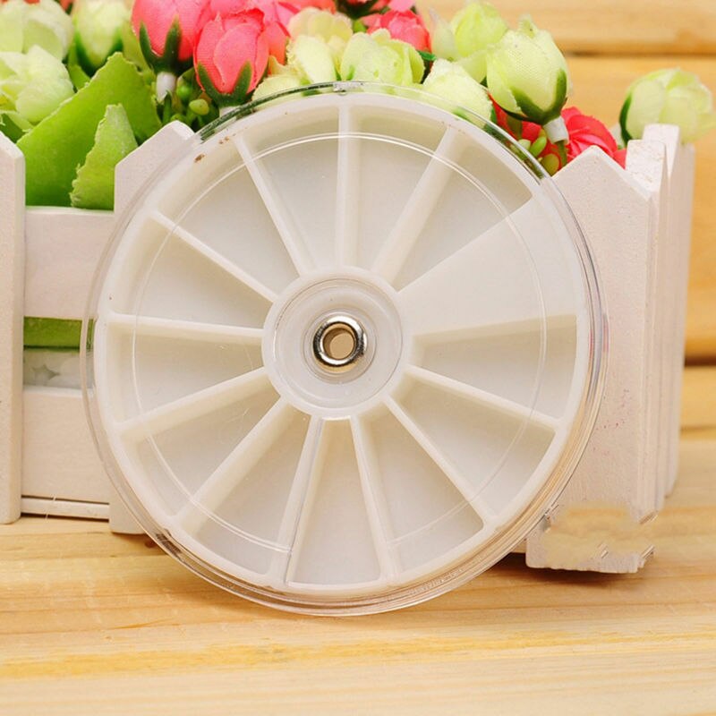 1 practical jewelry storage box, adjustable plastic compartment storage box, storage box for nails