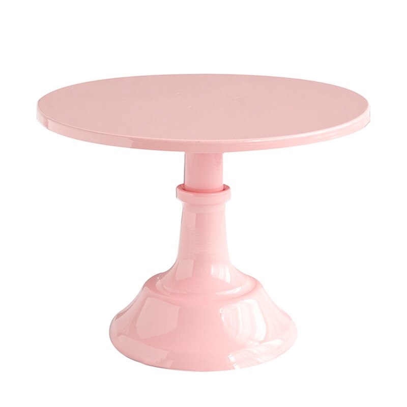Grand Baker Cake Stand 10 Inch Wedding Cake Tools Adjustable Height Fondant Cake Display Accessory For Party Bakeware: Pink