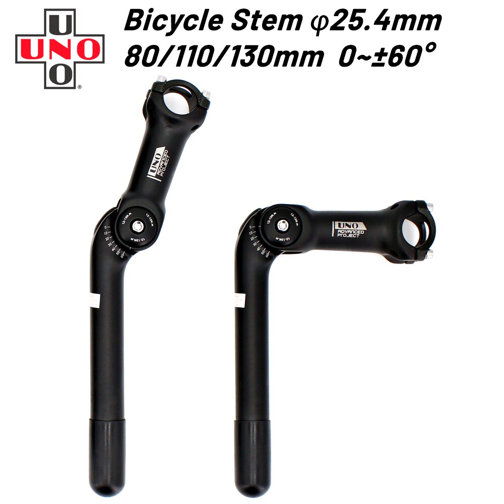 Uno verstellbarer Fahrrad feder schaft 60 Grad Lenker Vorbau Steigleitung Stadt Fahrrad Vorderrad gabel Vorbau mit Feder 25,4 x mm Vorbau Verlängerung