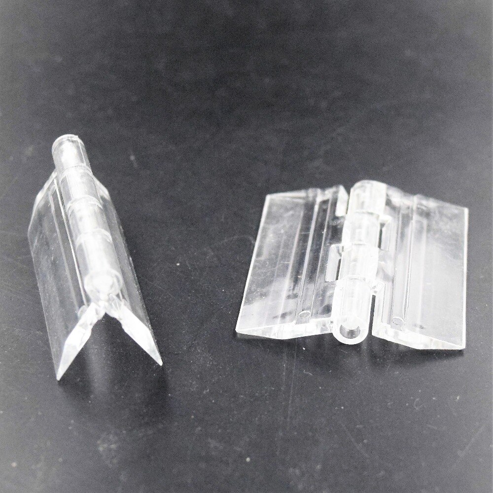 10 stuks Plastic Vouwen Scharnieren Transparant Plexiglas Scharnier Duurzaam Helder Acryl