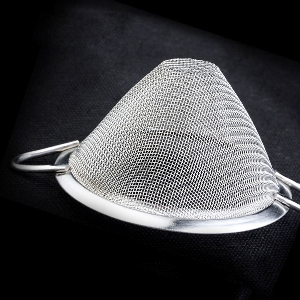 Stainless Steel Conical Wire Fine Mesh Oil Strainer Metal Juice Strainer DIY Kitchen Tools