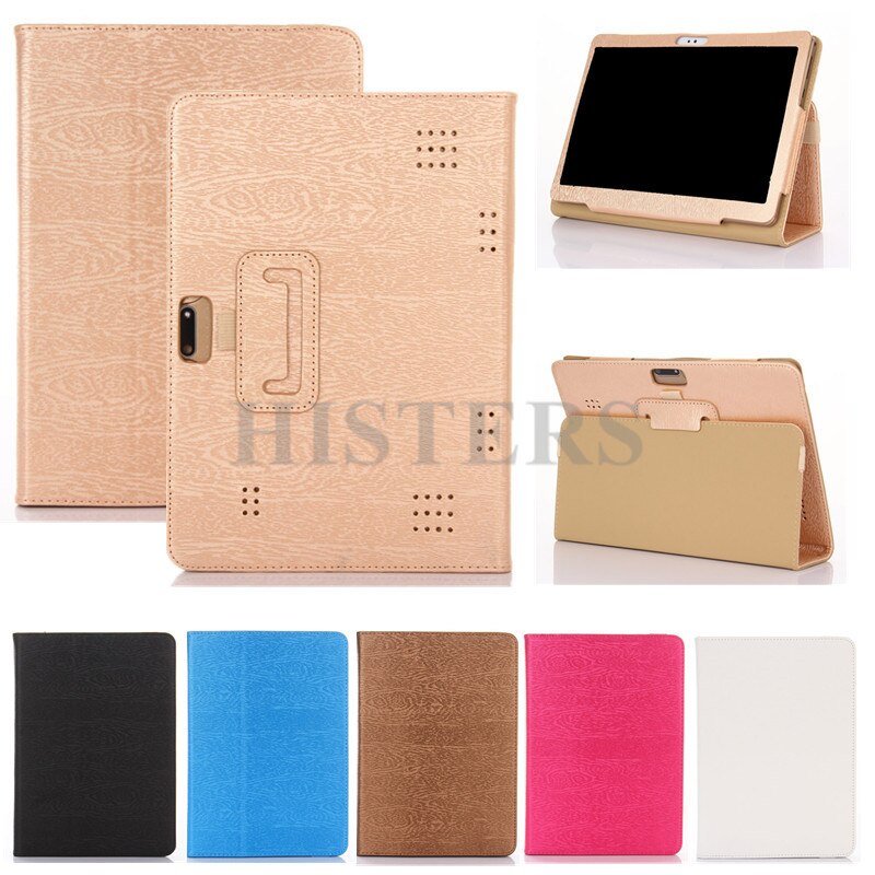 Free Wipe+Stylus+Screen Film For LNMBBS K-107/K107 10.1 Inch Tablet Folio PU Leather Stand Case