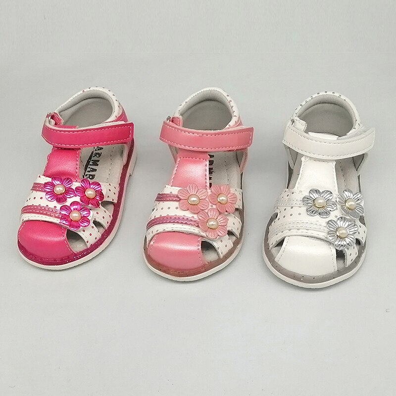 PU Leather Orthopedic Girl Sandals antiskid Children Shoes+inner 13-16cm, Kids Shoes