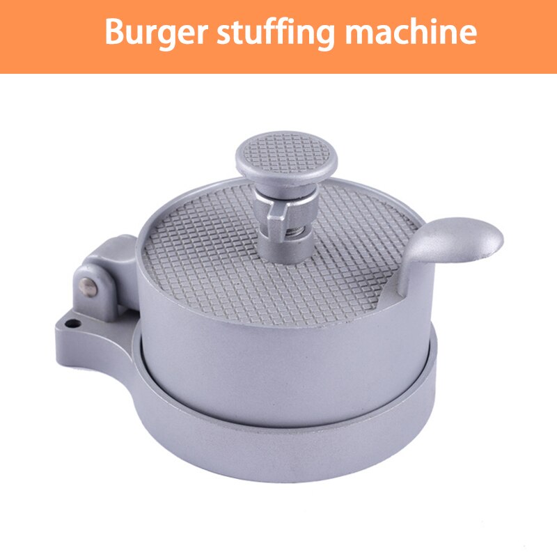 Kitchen Round Shape Hamburger Press Aluminum Alloy Hamburger Meat Beef Grill Burger Press Patty Maker Mold Kitchen Meat Tools