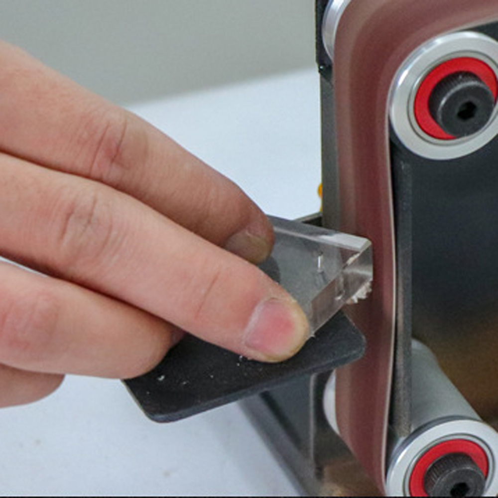 Multifunktionel kværn mini elektrisk båndsliber diy polering slibemaskine fræser kanter slibemaskine båndsliber