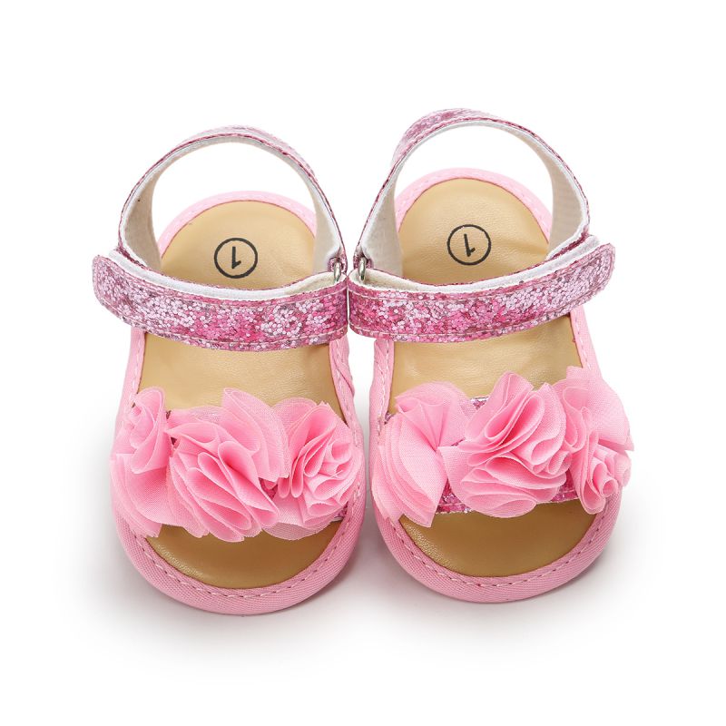 Sandales à semelle souple pour filles | Antidérapantes, chaussures de marche, sandales de plage: MULTI / 0-6 mois