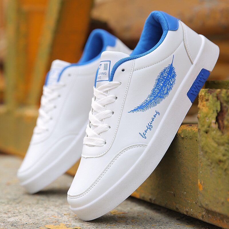 Klassieke Witte Sneakers Jongens Comfort Gevulkaniseerd Schoenen Mannen Casual Outdool Wandelschoenen