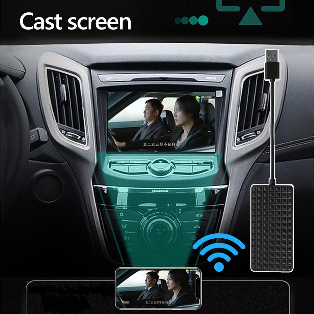 Wireless Smart Link Bluetooth CarPlay Dongle Mini USB Carplay Auto Module Case for Apple iOS ANdroid Car GPS Navigation