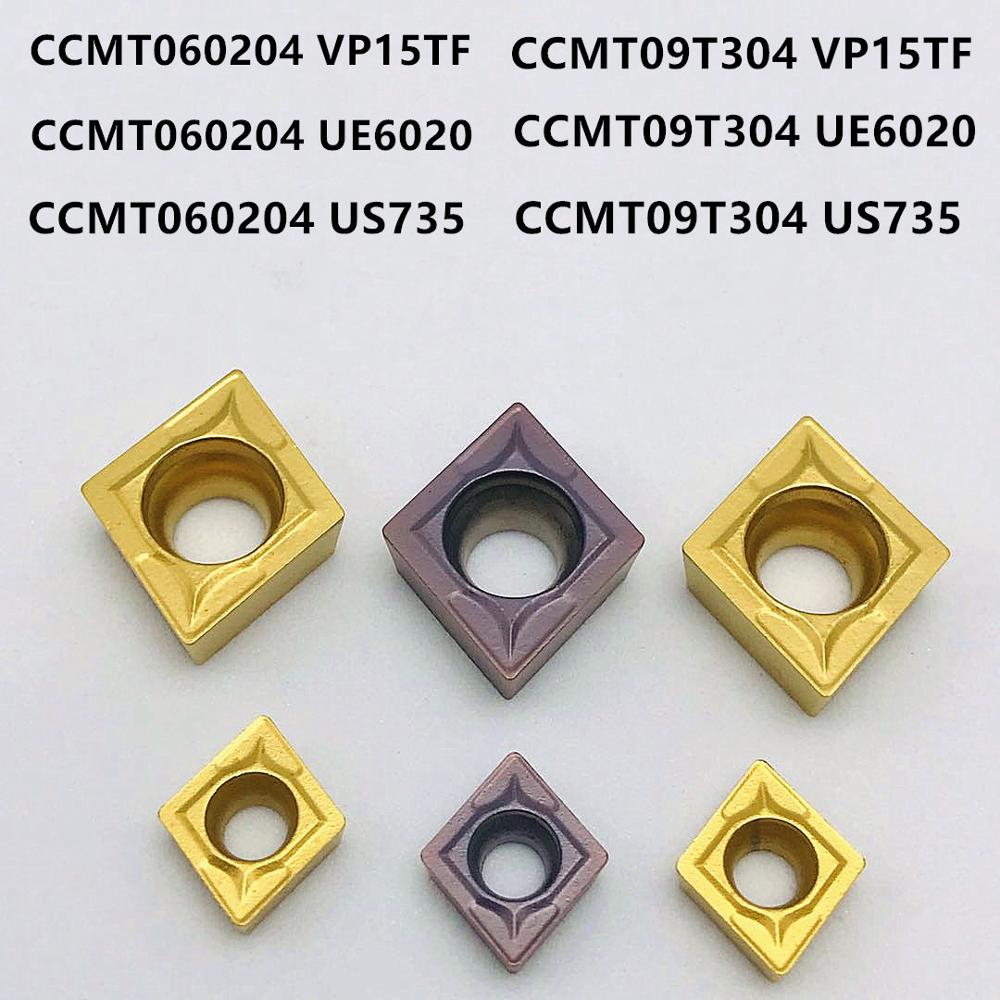 Carbide Draaigereedschap CCMT09T304 VP15TF UE6020 US735 Cnc Machine Tool Frees CCMT060204 Draaibank Toolccmt