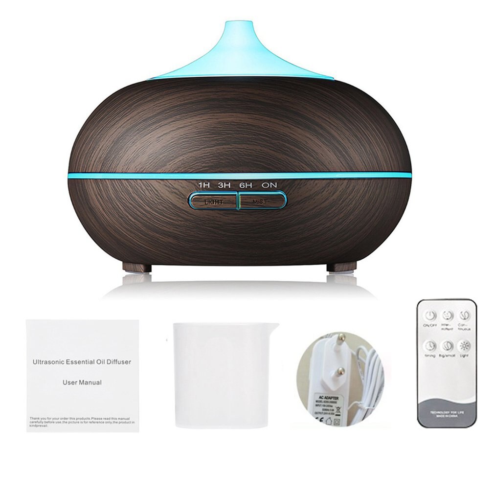 Rio'Rea® Aroma Diffuser 520ML Met Afstandsbediening Aromadiffusers Geurdiffuser Luchtbevochtiger Geurverspreider Donker Hout Kopie Rio'Rea® Aroma Diffuser 520ML Met Afstandsbediening Aromadiffusers Geurdiffuser Luchtbevochtiger Geurverspreider Donker Hout Kopie