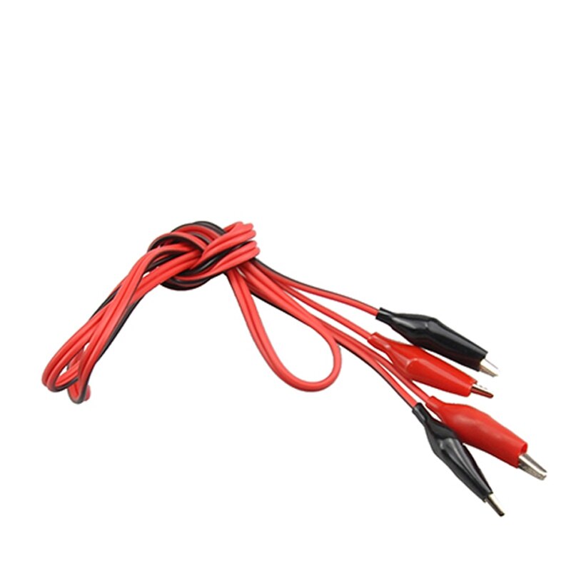 2 pièces/ensemble ligne de Test double extrémité pinces crocodile/alligator et fiche banane tourner ligne de pince crocodile ligne de test câble cuivre pour e