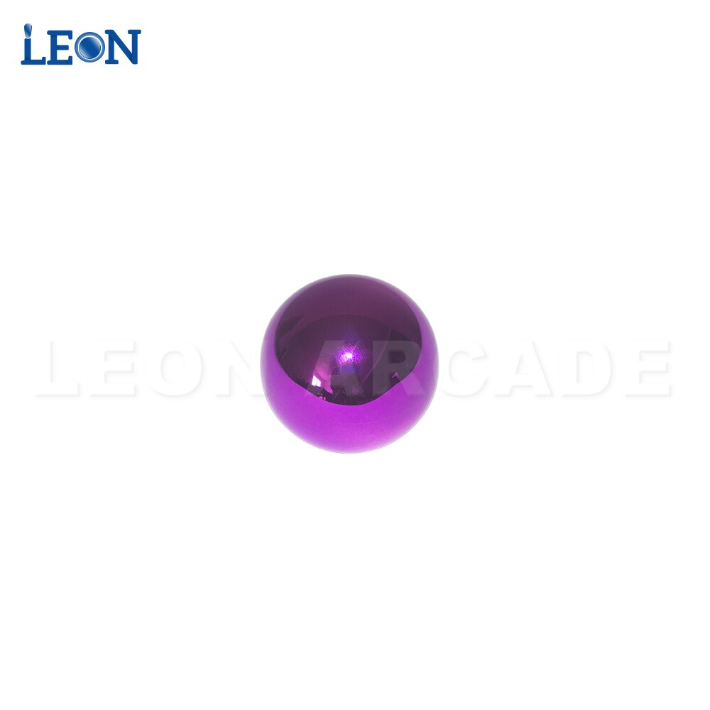 10 pz copia SANWA Lb35 Arcade Joystick Chrome Top palla Arcade fai da te bilanciere testa 35mm Balltop adatto Jlf-tp-8t Stick Arcade parti: Purple