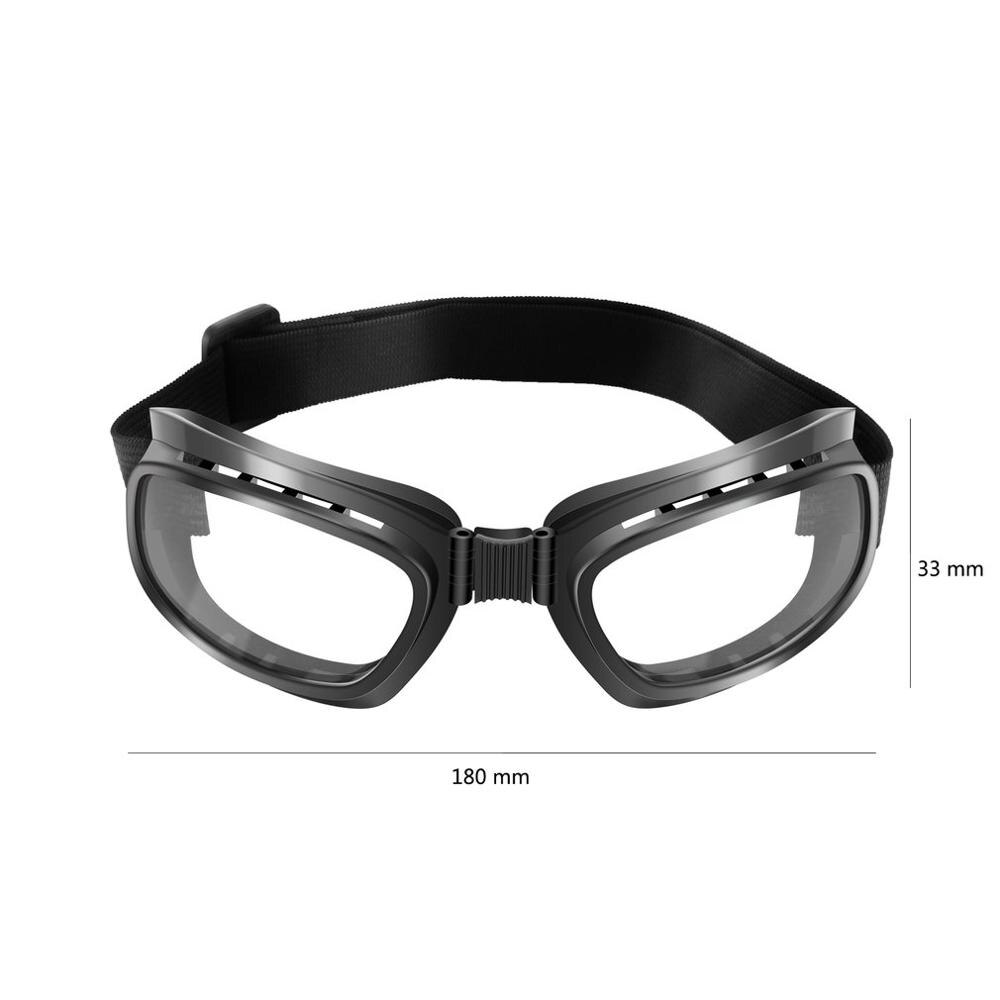 Opvouwbare vintage helm scooter retro moto outdoor dirt bike rijden zonnebril retro motorbril vintage off-road