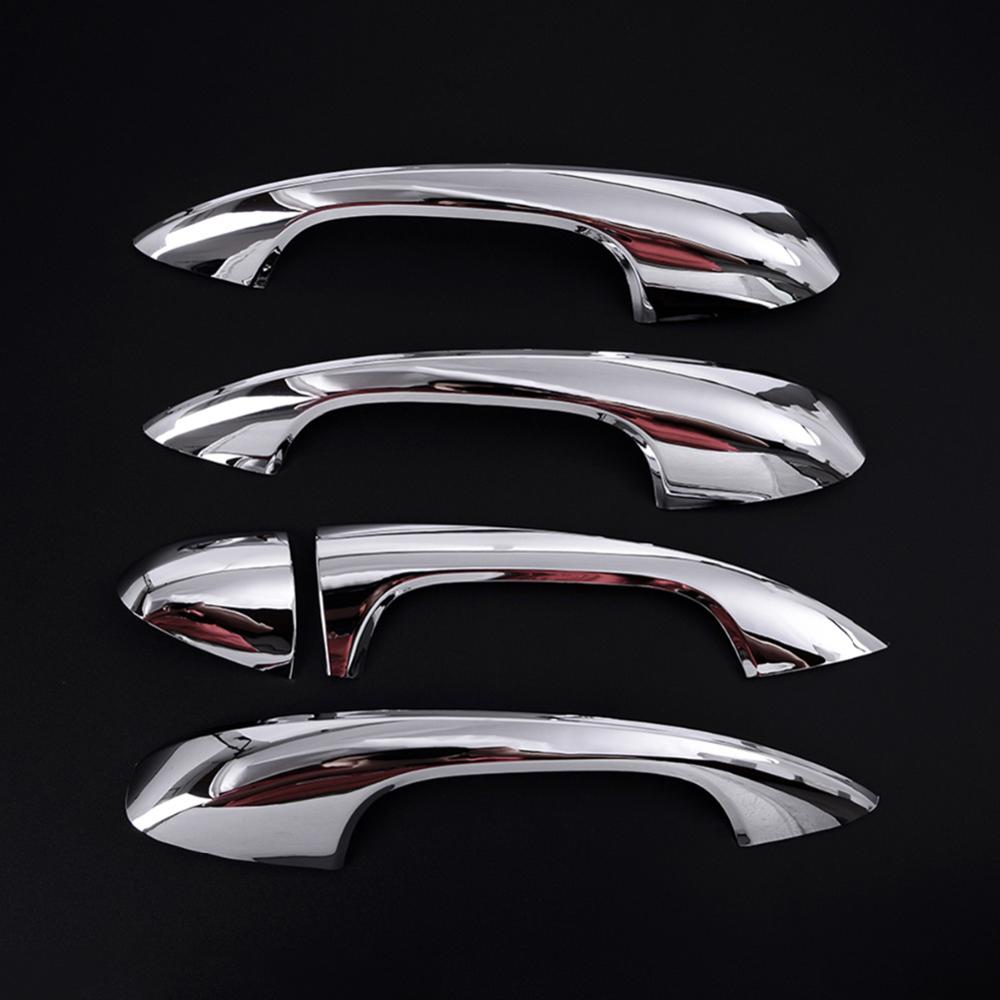 Car Door Handles Covers Chrome Exterior Car Styling Sticker for Mercedes Benz C Class W205 GLC