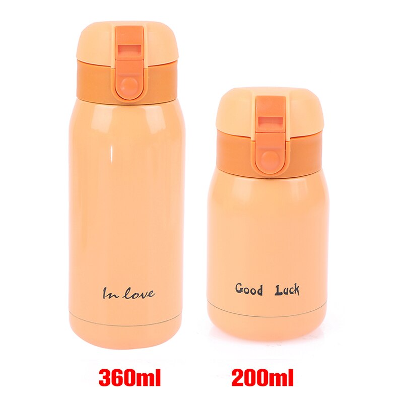 Mini termo de acero inoxidable, taza térmica de café, frasco de vacío, botella aislada, , 200ml/360ml: 360ML / OG