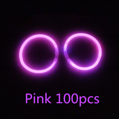 Party Fluorescentie Light Glow Sticks Armbanden Kettingen Neon Voor Wedding Party Glow Sticks Kleurrijke Glow Stick: fense100pcs
