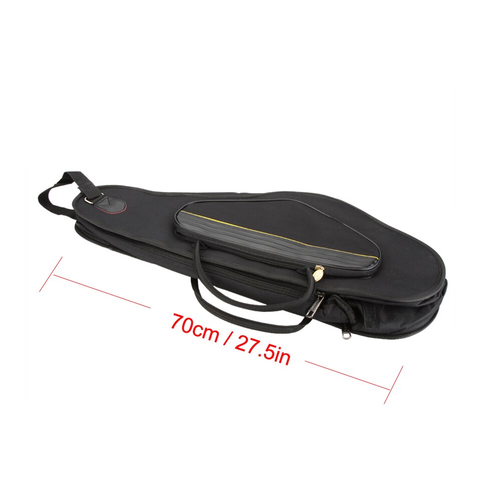 600D waterbestendig Saxofoon Gig Bag Oxford Doek Rugzak Verstelbare Schouderbanden Pocket 5mm Katoen Gewatteerde voor Alto sax