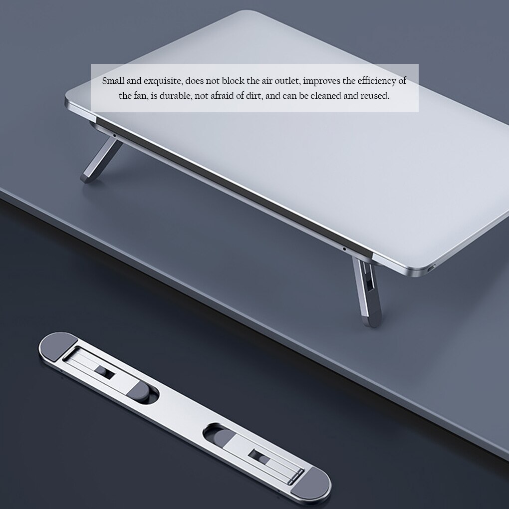 Mini Laptop Stand for Home Office Notebook Computer Portable Support Metal Cooling Laptop Stand for Macbook Pro Air