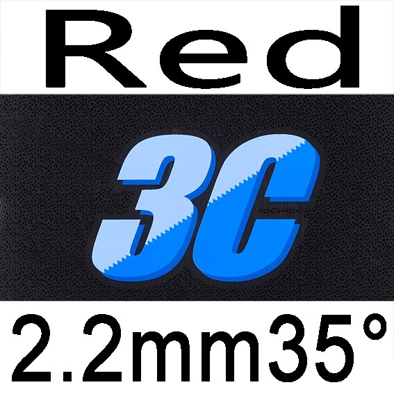 TUTTLE 3C SUMMER short pimples out Table Tennis Rubber With Sponge: red 2.2mm H35