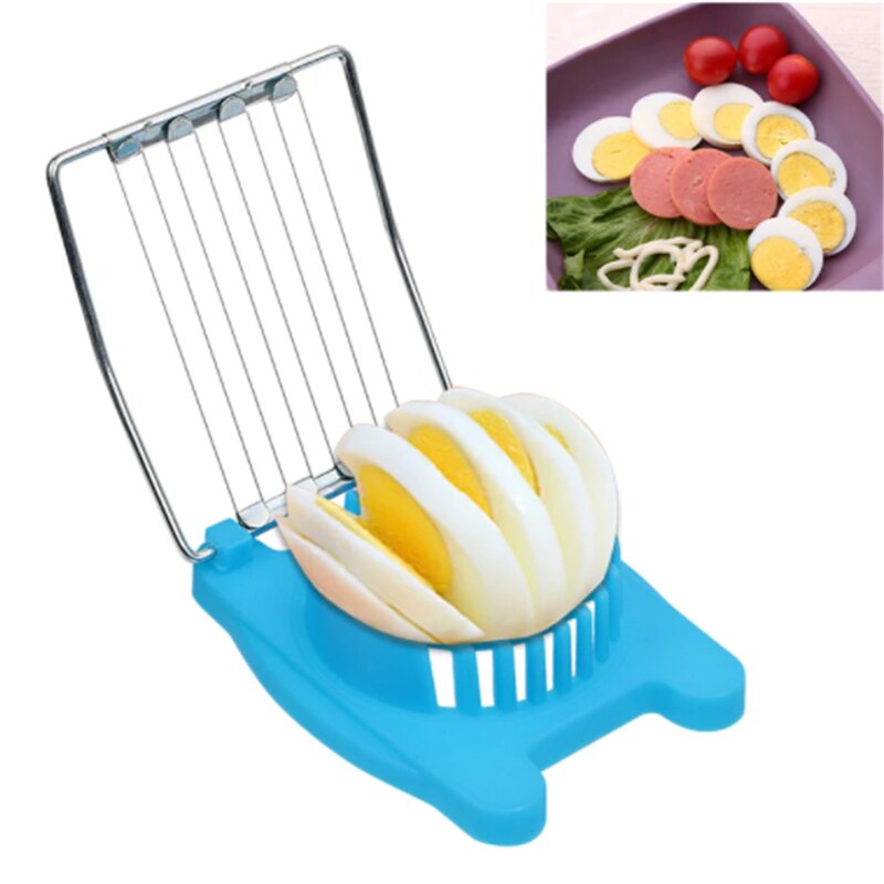 Multifunctionele Cut Keuken Egg Slicer Sectioner Cutter Mold Flower Edges Keuken Accessoires Egg Shaper 3 Kleuren