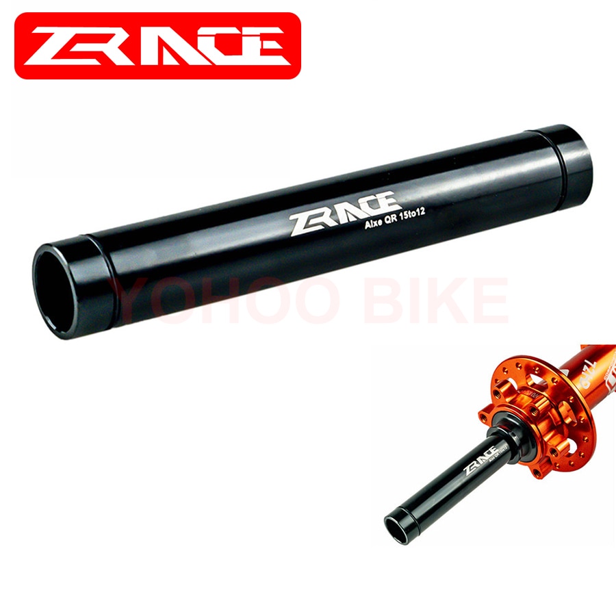 Zrace cykel fornav 15 x 100 to 12 x 100 adapterkonverter cykelnav  qr15 to qr12 15mm akse  to 12mm akse til skivebremse landevejscykel