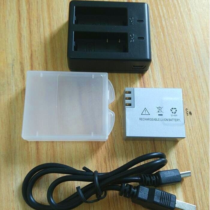 Original SOOCOO accesorios 1050mAh cargador Li-ion batería para S100 C100 C30 30R c50 SJCAM M10 SJ4000 SJ5000 X H3 H9 Cámara WiFi