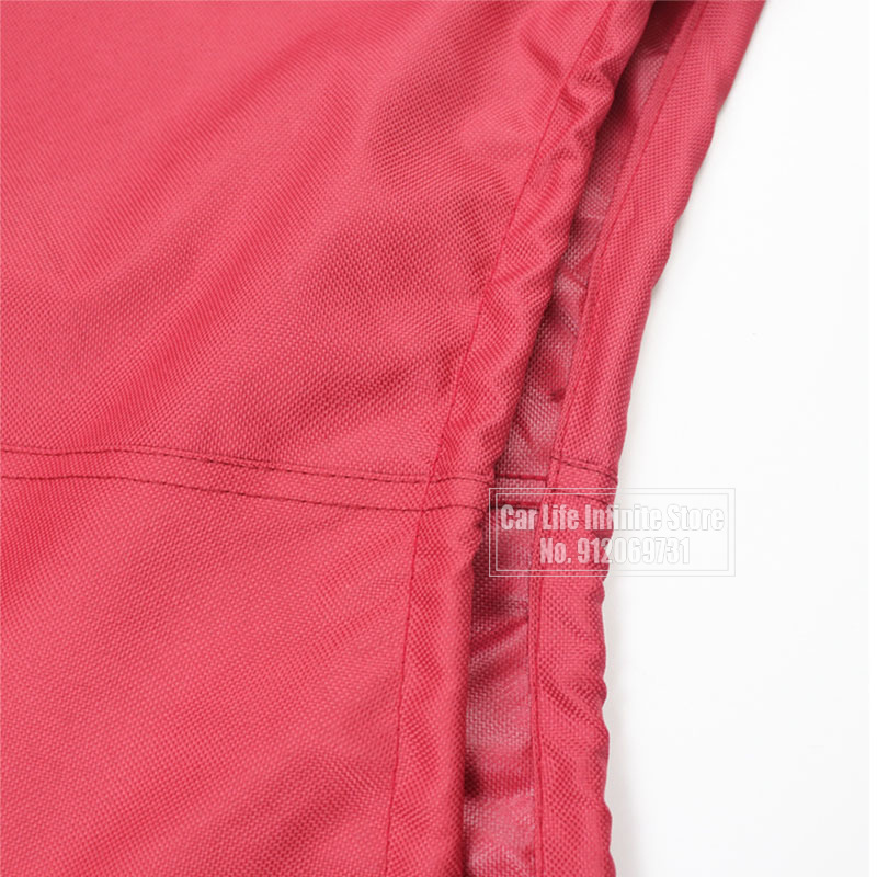 600D 6-225HP Boat Full Outboard Motor Engine Cover Protection Waterproof Sunshade Dust-proof For 6-225HP Motor Red