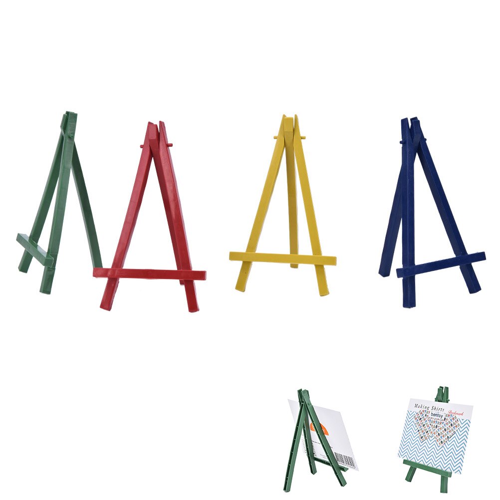 9*16cm mini kunstner staffeli bryllup bord kalender nummer stedsnavn kort stativ display holder diy 2 stk