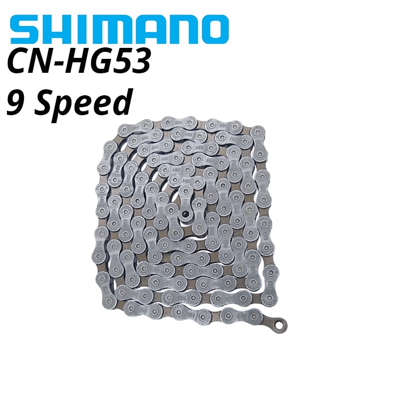 Shimano Alivio HG53 9 Speed Kettingen CN-HG53 Super Smalle Hg Fiets Chain 9-Speed 9 S 112 Links 112L