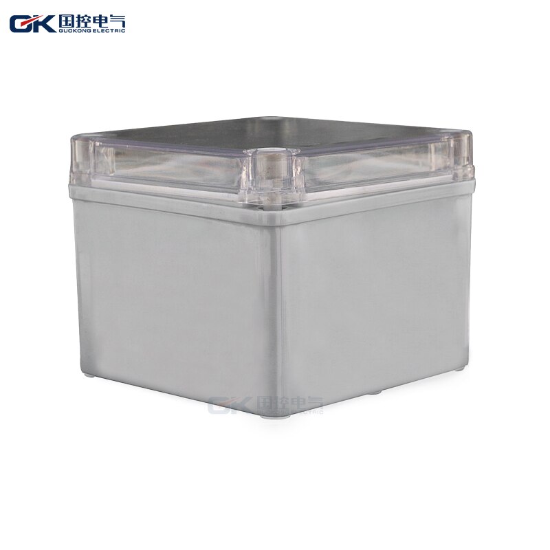  Plastic Ip65 Outdoor PC Waterproof Electrical Junction Boxes With Transparent Cover--AT Series: AT  150x150x120mm