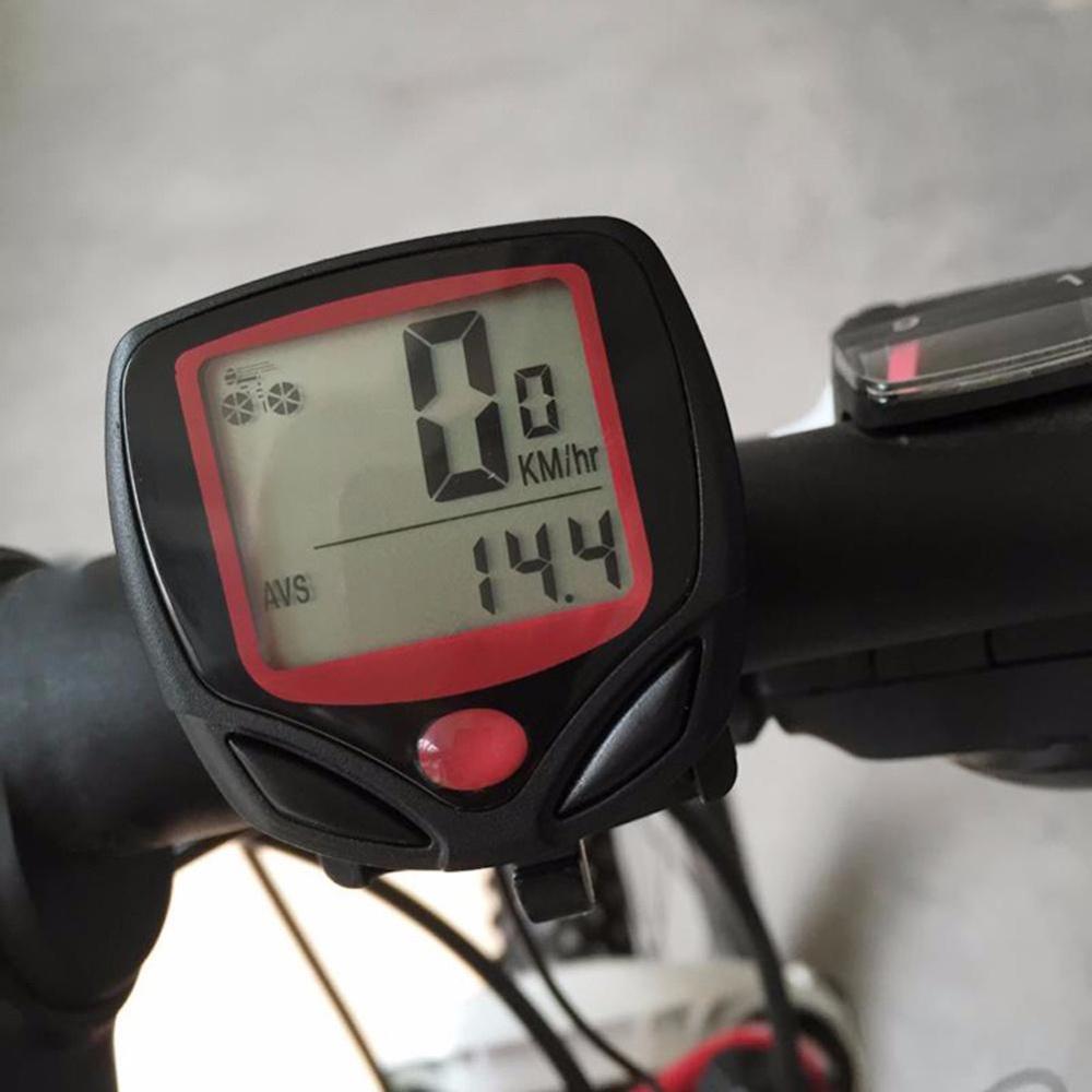 Fiets Computer Met Digitale Lcd Display Waterdicht Dwaterproof Kilometerstand Snelheidsmeter Fietsen Stopwatch Rijden Accessoires Tool