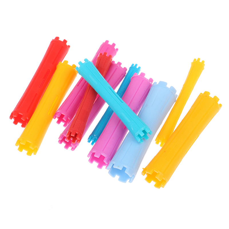 Rodillos de pelo para mujer, varillas de onda fría, rizador de pelo para el hogar, herramienta de bricolaje de peluquería, pelo largo y corto, 8 o 10 unidades