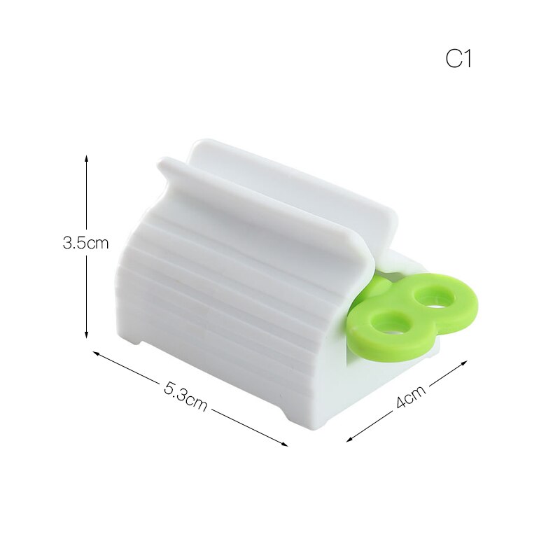 Gezichtsreiniger Druk Houder Tandpasta Knijper Tube Cosmetica Rolling Knijpen Dispenser Apparaat Oral Care Badkamer Benodigdheden: C1
