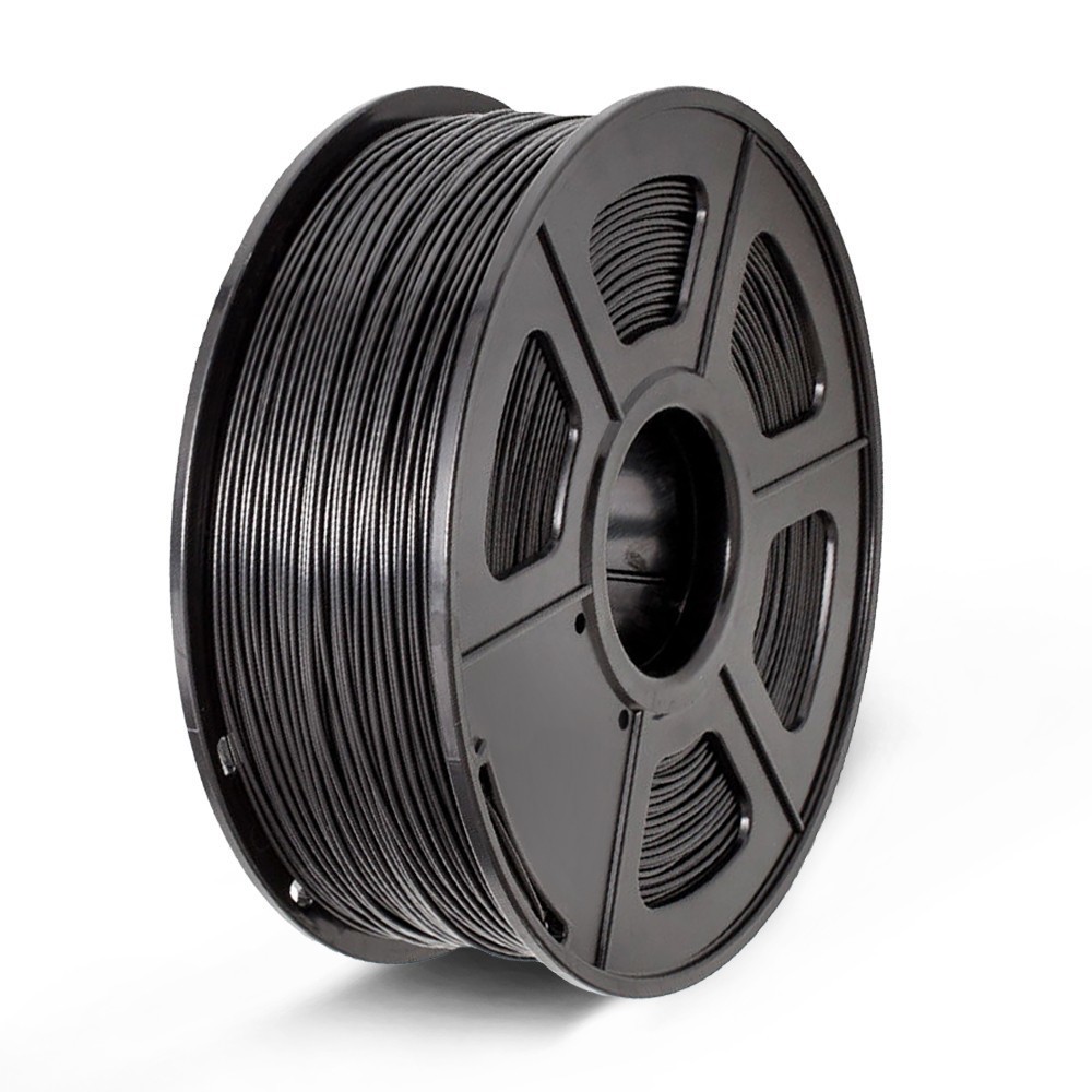 Sunlu pla 3d filamentti 1.75mm 1kg kelalla muovi pla filamentti 3d tulostimelle lapset raapusta ympäristöystävällinen tulostusmateriaali: Pla-musta