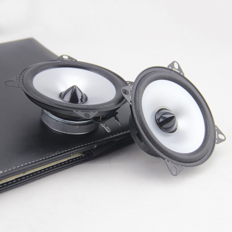 2 stks/partij 4 Inch 60W 2 Weg Coaxiale Auto Hifi Speaker Voertuig Deur Auto Stereo Muziek Volledige Audio Frequentie range Luidspreker