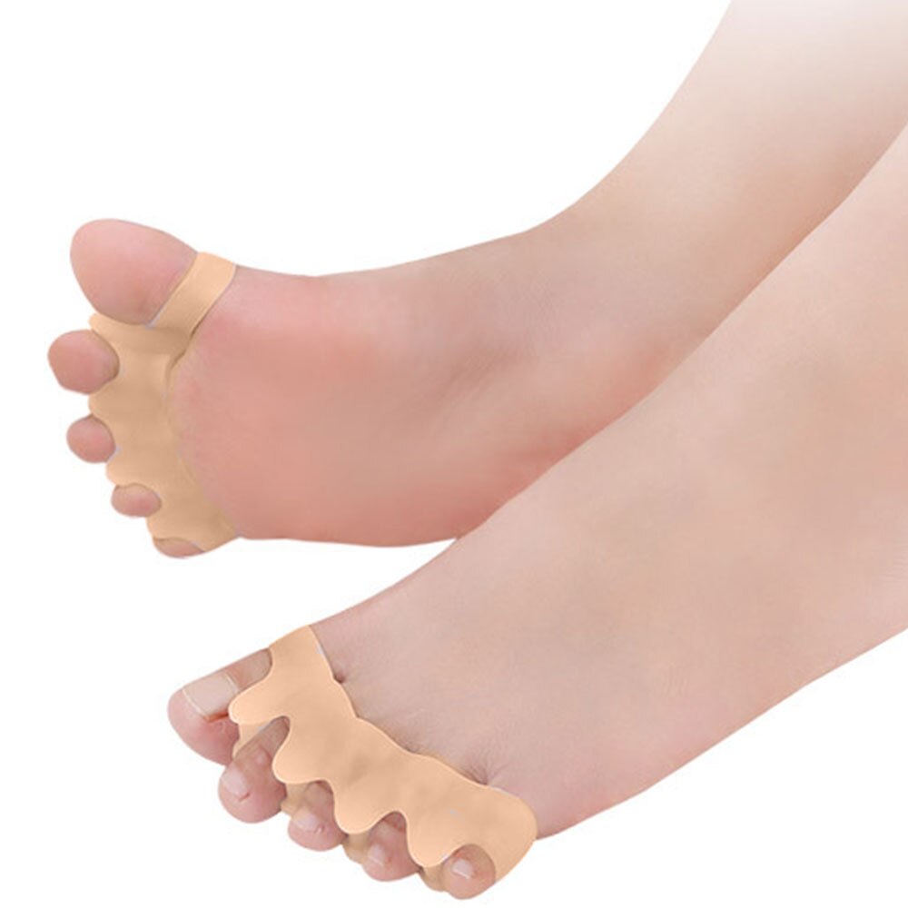 2 pcs Toe Separator Overlapping Toes gel silicone Foot Bone Device Nail Tools Foot Care Fingers Protector