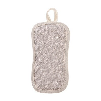 Esponja pano de limpeza pano para lavar louça utensílios de cozinha suprimentos de cozinha dupla face absorvente prato especial macio ferramenta de cozinha: Beige