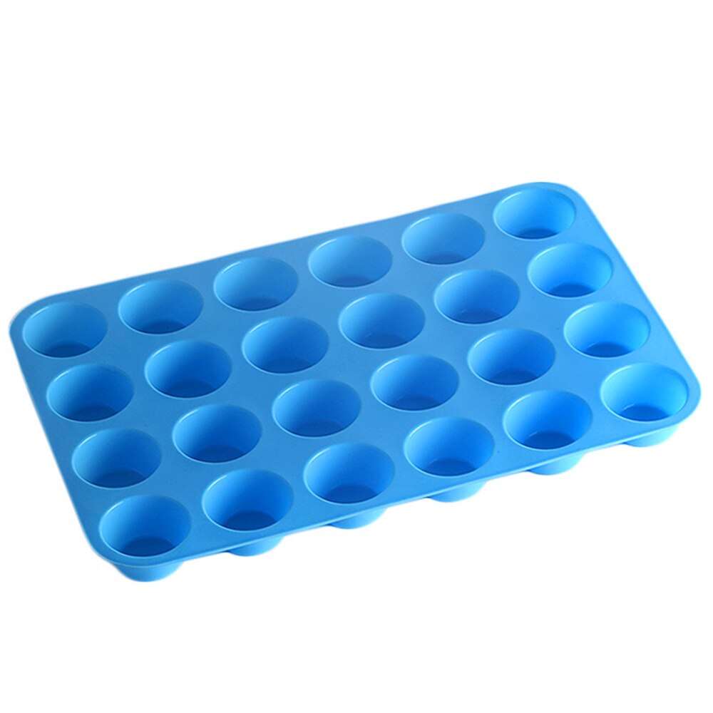 Moule à muffins en Silicone 24 trous | Mini tasse à Muffin de noël, savon à 24 trous, moule pour ustensiles de cuisson, plateau à gâteaux, moule bricolage pour la maison
