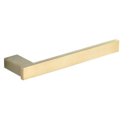 Håndklædering børstet guld vægmonteret guld håndklædeholder til badeværelsestilbehør massiv messing håndklædestang håndklædeholder  dg8307k: Default Title
