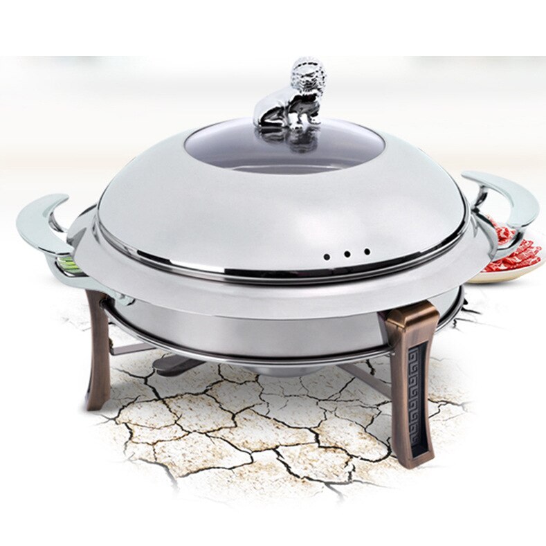 18-28cm Stainless Steel Alcohol Stove Household /commercial Small Chafing Dish Solid Boilersmall Dry Pot kitchen utensils