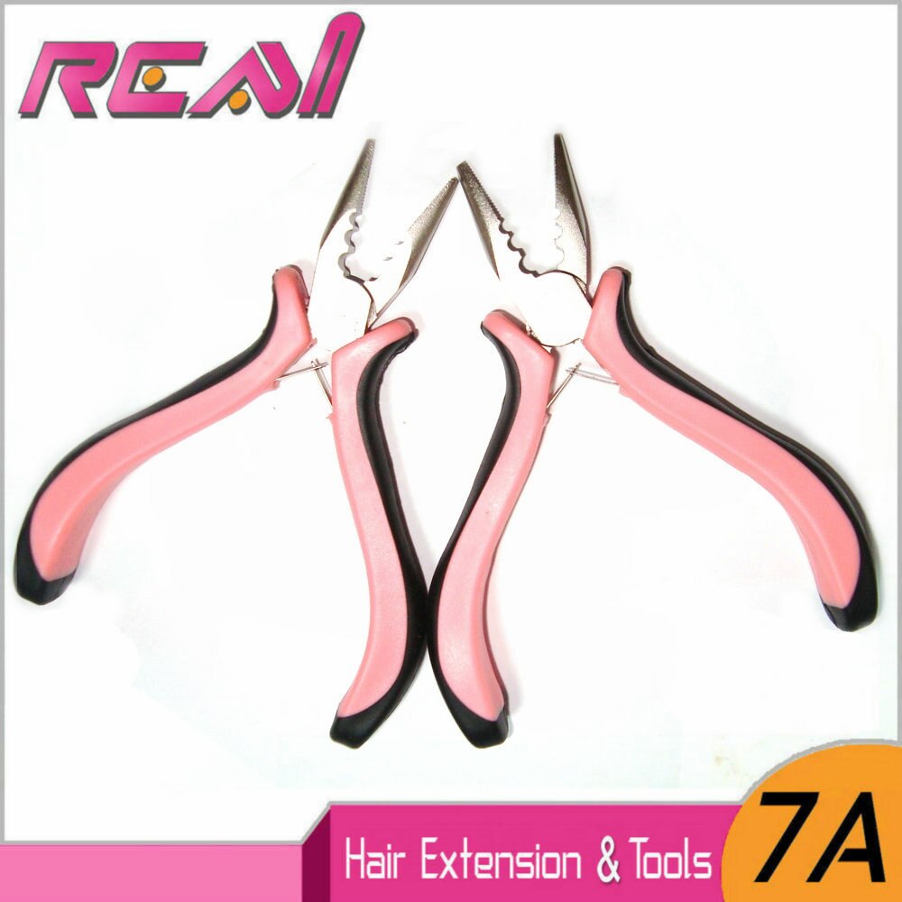 Mini hair extension tang tool remover applikator klemme micro rings remover tang til perler tube hair extensions