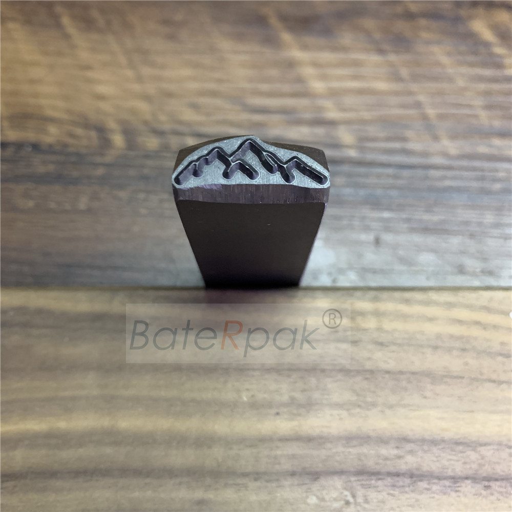 Bergen Hill Stempel 6X20Mm, Baterpak Diy Armband/Sieraden Hardheid Staal Stempel