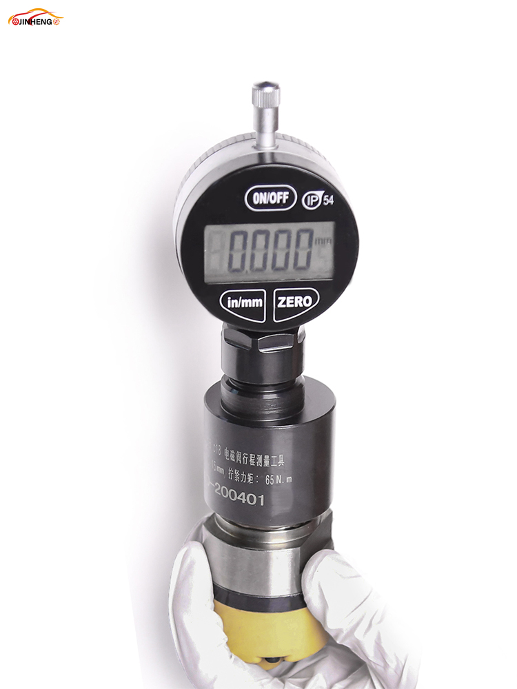 EUI EUP C13/C15/C18 Injector Solenoid Valve Stroke Travel Measuring Oil Return Collector Repair Tool For CAT Video Guide