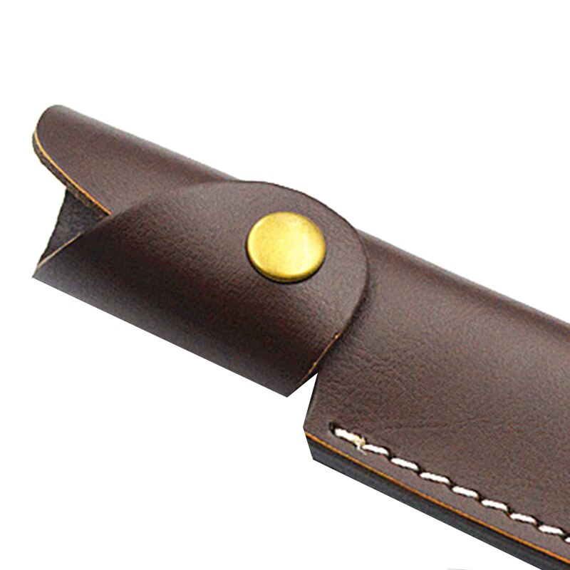 Leer Mes Schede Voor Butcher Keukenmes Cover Voor Chef Messen