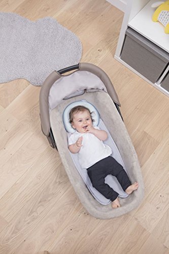 Baby hukommelse skum sove hovedstøtte spædbarn åndbar forme puder ergonomiske nyfødte forhindre flad hovedpude 0-12m