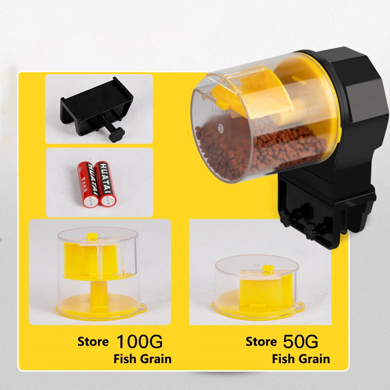 Automatische Fisch Zubringer Batterie Kunststoff Timer Fisch Zubringer Lebensmittel Fütterung Spender Werkzeug Goldfisch Zubringer Aquarium Lieferungen